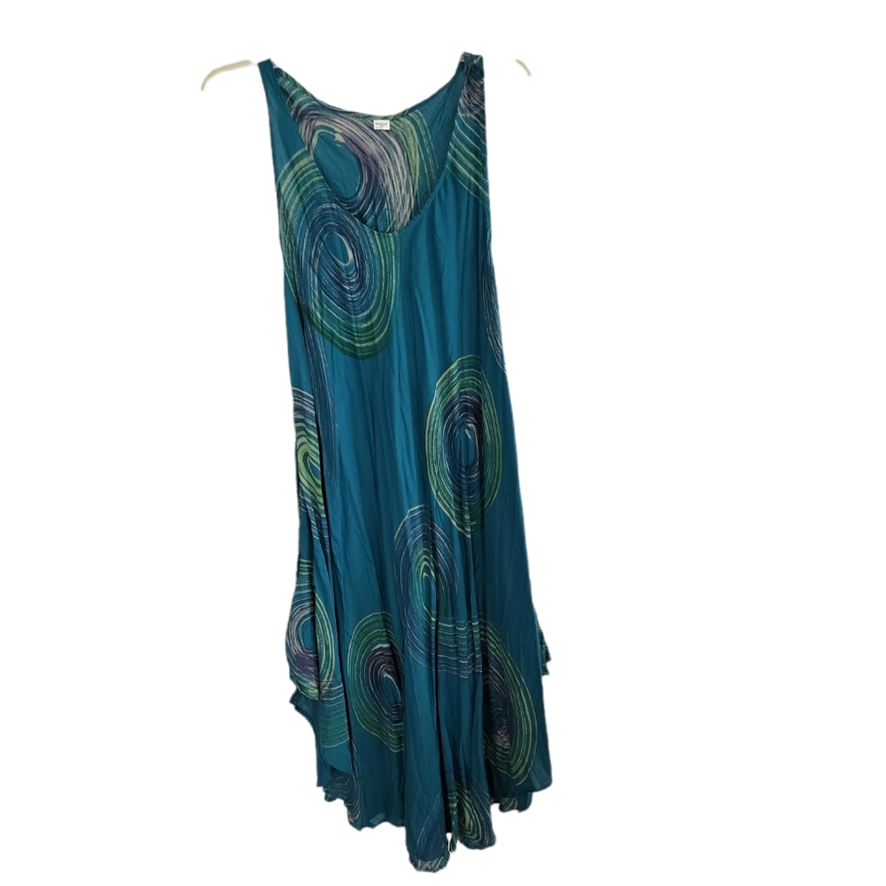 Gauze dress/beach cover up one size.